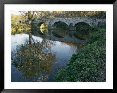 Antietam Creek Reflects The Arches Of Burnside Bridge by Stephen St. John Pricing Limited Edition Print image