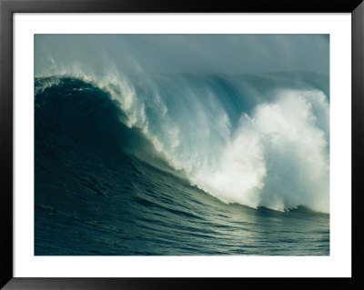 A Powerful Wave, Or Jaws, Off The North Shore Of Maui Island by Patrick Mcfeeley Pricing Limited Edition Print image