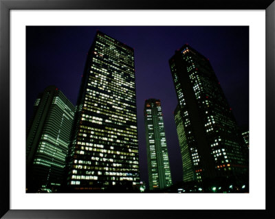 High-Rises Fill Tokyos Shinjuku District by Richard Nowitz Pricing Limited Edition Print image