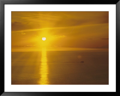 Sunset Over Great Slave Lake by David Boyer Pricing Limited Edition Print image