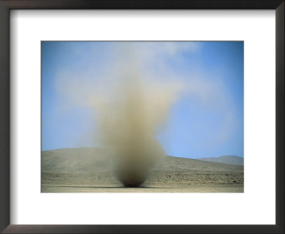 Swirling Wind Kicks Up A Dust Devil Near The Pan American Highway by Joel Sartore Pricing Limited Edition Print image
