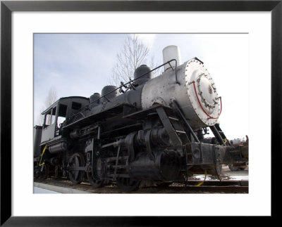 An Old Steam Engine Sits On A Siding by Taylor S. Kennedy Pricing Limited Edition Print image