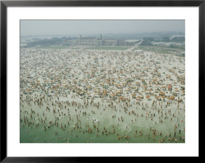 Crowds Of People At Jones Beach by Robert Sisson Pricing Limited Edition Print image