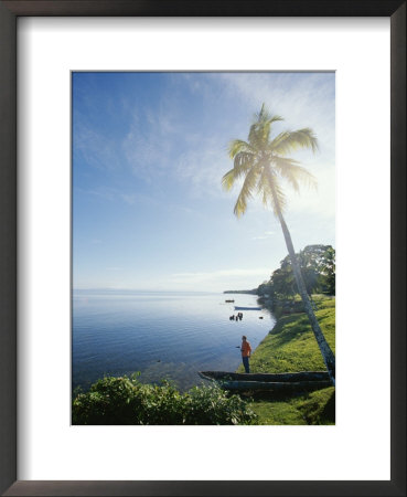 Tourist By Shoreline, Belize by Barry Tessman Pricing Limited Edition Print image