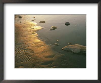 Sunset On The Rocky Shore Of The Mackenzie River by Raymond Gehman Pricing Limited Edition Print image