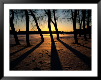 Twilight Winter View Near St. Petersburg by Sisse Brimberg Pricing Limited Edition Print image