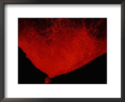 Kimanura Volcano Erupting by Chris Johns Pricing Limited Edition Print image