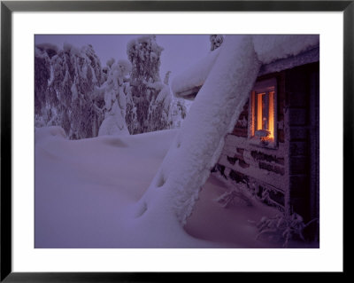 Cottage In Riisitunturi National Park, North Finland by Heikki Nikki Pricing Limited Edition Print image