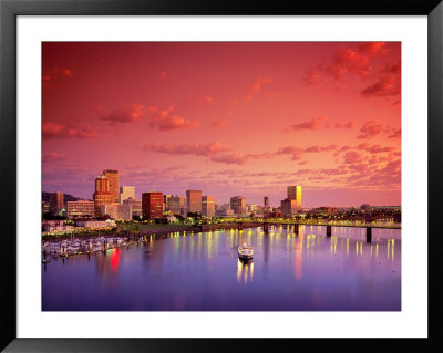 The Portland Spirit On The Willamette River At Sunrise In Portland, Oregon, Usa by Janis Miglavs Pricing Limited Edition Print image