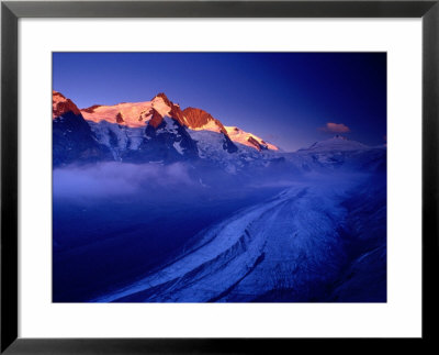 Grossglockner Rising Above Pasterze Glacier, Hohe Tauren National Park, Salzburg Province, Austria by Gareth Mccormack Pricing Limited Edition Print image
