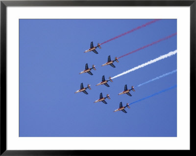 The French Air Force Commemorate D-Day With A Colourful Flying Display Over Paris, Paris, France by Glenn Beanland Pricing Limited Edition Print image