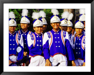 Elementary School Boy's Band, Chiang Mai, Thailand by Alain Evrard Pricing Limited Edition Print image