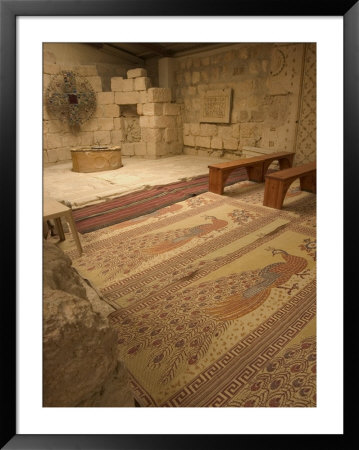 Floor Mosaics, Moses Memorial Church, Mount Nebo, East Bank Plateau, Jordan, Middle East by Christian Kober Pricing Limited Edition Print image