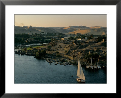 Felucca Sail On The Nile, First Cataract, Elephantine Island, Egypt by Kenneth Garrett Pricing Limited Edition Print image