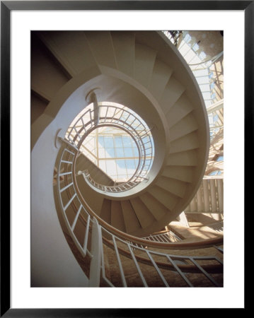 Spiral Staircase Of Fernbank Museum, Atlanta, Ga by Ewing Galloway Pricing Limited Edition Print image