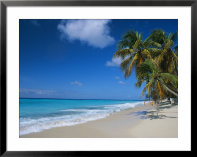 Worthing Beach On South Coast Of Southern Parish Of Christ Church, Barbados, Caribbean by Robert Francis Pricing Limited Edition Print image