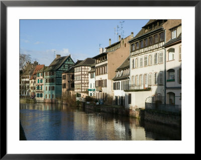 Houses In Petite France On Ill River, Strasbourg, Haut Rhin, Alsace, France by Walter Bibikow Pricing Limited Edition Print image