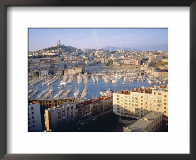 Cityscape Of The Port Of Marseille, France by Sylvain Grandadam Pricing Limited Edition Print image
