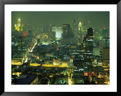 Central Bangkok Detail, Thailand by Walter Bibikow Pricing Limited Edition Print image