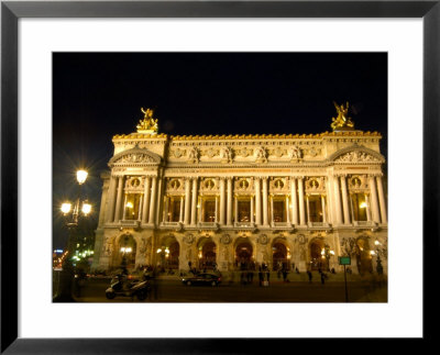 Opera House At Night, Paris, France by Lisa S. Engelbrecht Pricing Limited Edition Print image