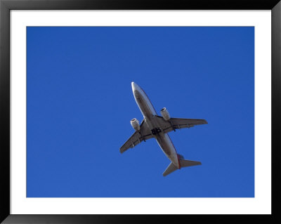 Commercial Airplane In Flight by Larry Mcmanus Pricing Limited Edition Print image