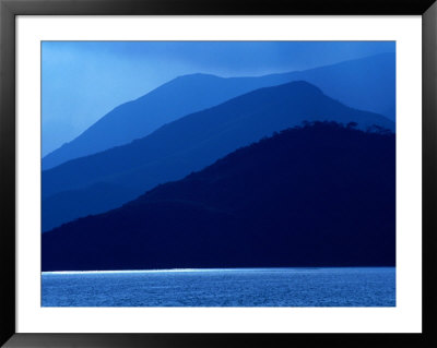 Mountain Silhouettes In New Territories, Hong Kong by Dallas Stribley Pricing Limited Edition Print image