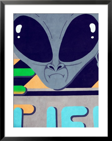Alien Street Art, Roswell, New Mexico, Usa by Walter Bibikow Pricing Limited Edition Print image