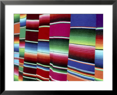 Colored Blankets For Sale, Oaxaca, Mexico by Alexander Nesbitt Pricing Limited Edition Print image