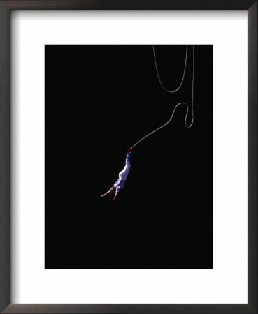 Bungee Jumping From Historic Kawarau Suspension Bridge, Queenstown, Otago, New Zealand by David Wall Pricing Limited Edition Print image