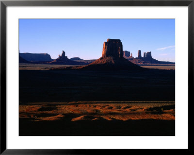 Afternoon Shadows Falling On Rock Formations Monument Valley, Utah, Usa by Rob Blakers Pricing Limited Edition Print image