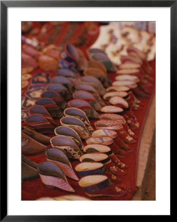 Tiny Lotus Shoes For Women With Bound Feet Fill A Stall by Jodi Cobb Pricing Limited Edition Print image