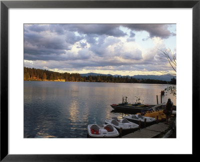 Mirror Lake, Lake Placid, Adirondacks by Rudi Von Briel Pricing Limited Edition Print image