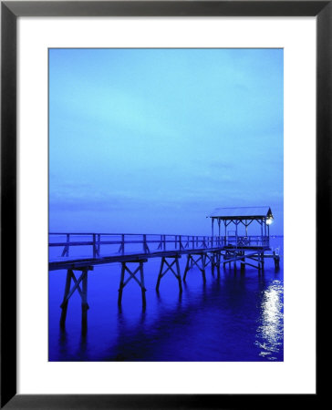 Pier, Mississippi Gulf, Bay St. Louis, Ms by John Coletti Pricing Limited Edition Print image