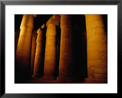 Columns In Temple Of Amon-Ra, Karnak, Luxor, Egypt by Jane Sweeney Pricing Limited Edition Print image