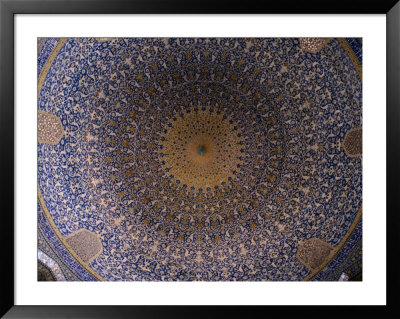 Dome Ceiling Of Sheikh Lotfollah Mosque, Esfahan, Iran by Patrick Syder Pricing Limited Edition Print image