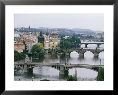 View Down The Vltava River Through Prague by Taylor S. Kennedy Pricing Limited Edition Print image