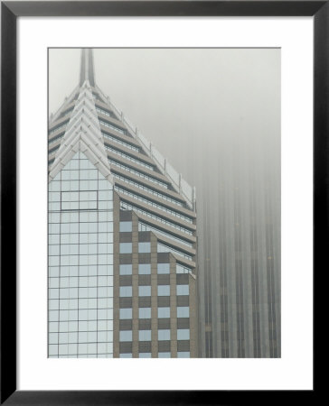 Fog Around Two Prudential Plaza In Chicago by Keith Levit Pricing Limited Edition Print image