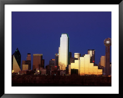 Skyline At Dusk, Dallas, Tx by Kevin Leigh Pricing Limited Edition Print image