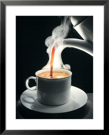 Coffee Being Poured Into A Cup by Jürgen Klemme Pricing Limited Edition Print image