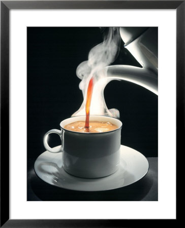 Coffee Being Poured Into A Cup by Jurgen Klemme Pricing Limited Edition Print image