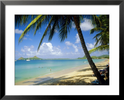 Reduit Beach, St. Lucia, West Indies by John Miller Pricing Limited Edition Print image