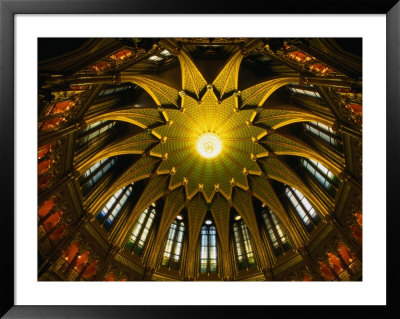 Dome Of Parliament Building, Budapest, Hungary by Martin Moos Pricing Limited Edition Print image