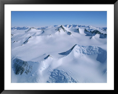 A View Of The Mountain Peaks South Of Mount Vinson by Gordon Wiltsie Pricing Limited Edition Print image