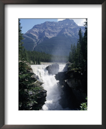 Athabasca Waterfall In Jasper National Park, Alberta, Canada by Claire Rydell Pricing Limited Edition Print image