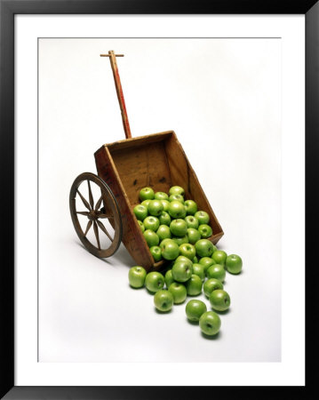 Cart With Apples Spilling Out by Howard Sokol Pricing Limited Edition Print image