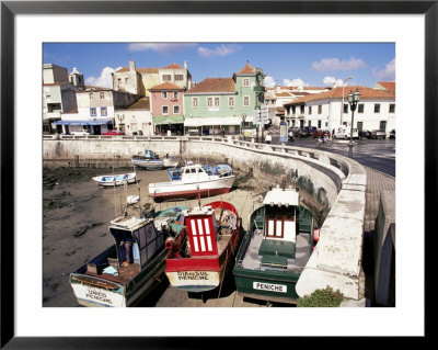 Fishing Boats At Low Tide, Peniche, Estremadura, Portugal by Ken Gillham Pricing Limited Edition Print image