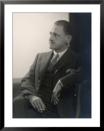 William Somerset Maugham English Novelist And Short Story Writer by Madame Yevonde Pricing Limited Edition Print image