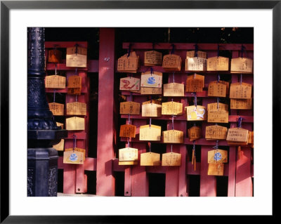 Plaques Lining Walls Of Fushimi Inari Shrine In Kyoto, Kyoto, Kinki, Japan by Christopher Groenhout Pricing Limited Edition Print image