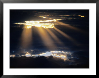 Light Through Dark Clouds, Adelaide, Australia by Chris Mellor Pricing Limited Edition Print image