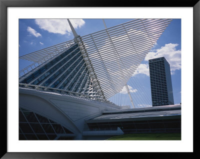 Exterior View Of The Quadracci Pavilion At The Milwaukee Art Museum by Paul Damien Pricing Limited Edition Print image